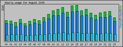 Hourly usage