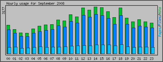 Hourly usage