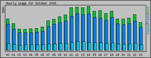 Hourly usage