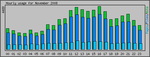 Hourly usage