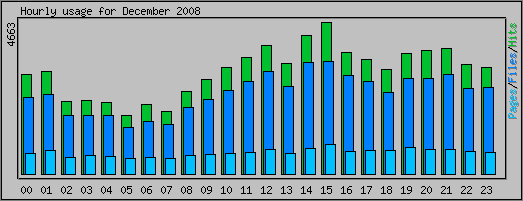 Hourly usage