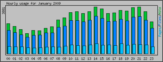 Hourly usage