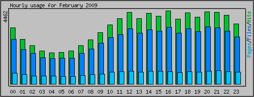 Hourly usage