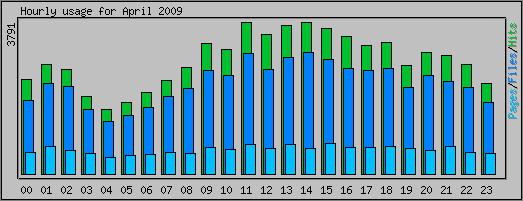 Hourly usage