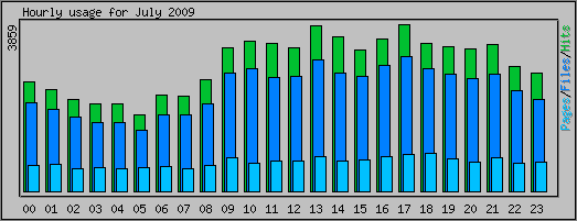 Hourly usage