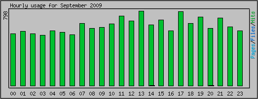 Hourly usage