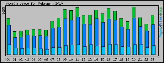 Hourly usage