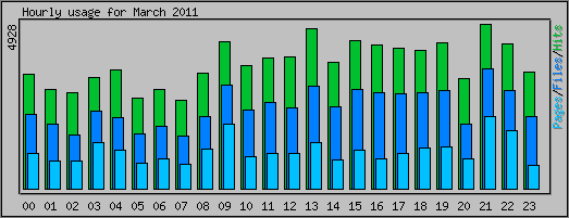 Hourly usage