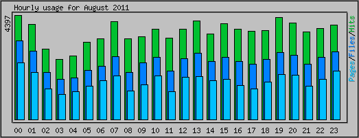 Hourly usage