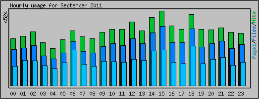 Hourly usage